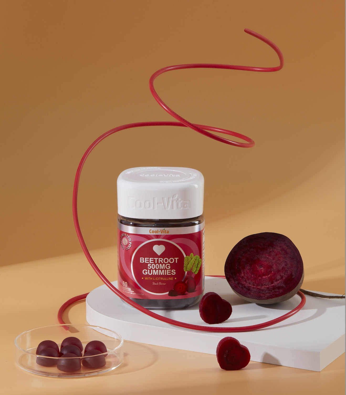 Sỉ 12 Hộp Kẹo Dẻo Củ Dền L-Citrulline Coolvita (60 viên x 3g)/hộp