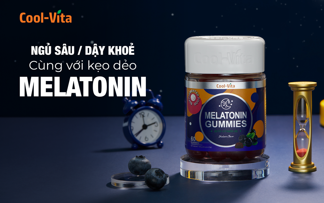 Ngủ Sâu Dậy Khỏe Cùng Với Kẹo Dẻo Melatonin
