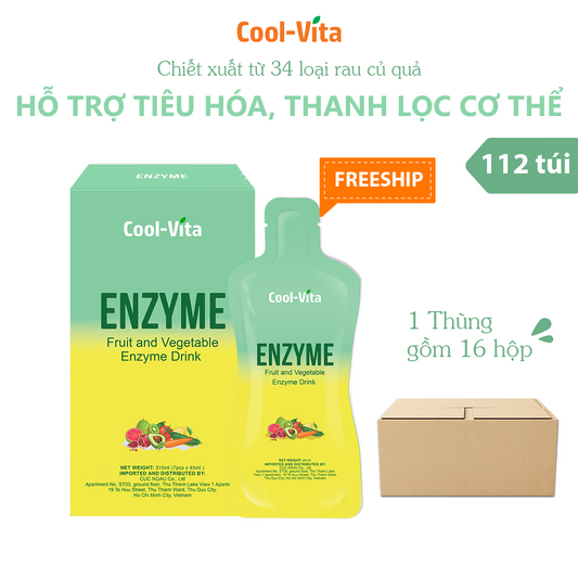 Enzyme Coolvita - 1 thùng ( 16 hộp )