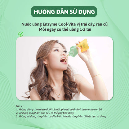 Enzyme Slimkeep Coolvita - 5 thùng ( 80 hộp )