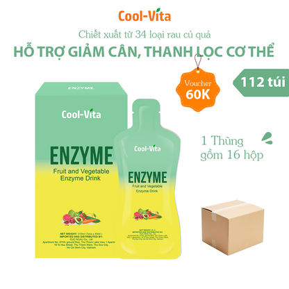 Enzyme Slimkeep Coolvita - 1 thùng ( 16 hộp )