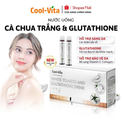 Combo 5 hộp Thức uống Cà chua trắng và Glutathione hỗ trợ làm đẹp sáng da