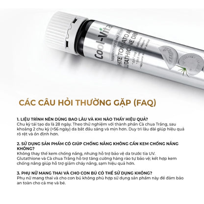 Combo 5 hộp Thức uống Cà chua trắng và Glutathione hỗ trợ làm đẹp sáng da